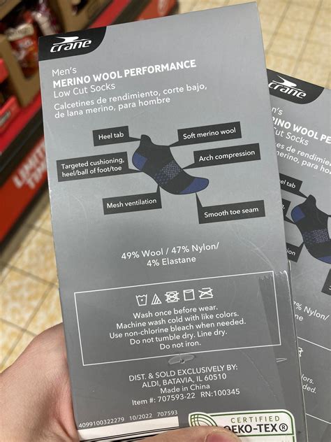 Check your Aldi still. Saw a post 40 days ago mentioning these socks ...