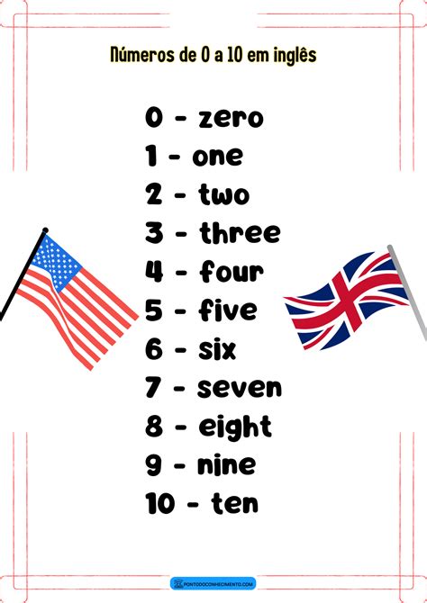 Atividade De Numeros Em Ingles - FDPLEARN