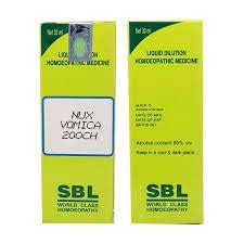 Buy SBL NUX VOMICA 200 30ML PACK OF 3 Online at Low Prices in India ...