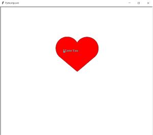 Propose Your loved ones using Python Turtle Hack — PythonTPoint