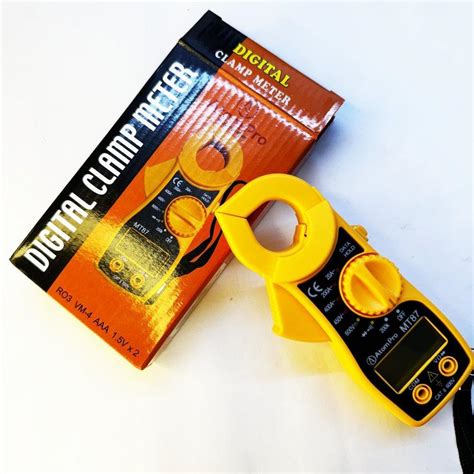 GILHOT Portable LCD Digital Clamp Ampere AC DC Voltage Multi Meter ...