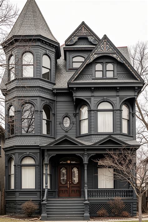 23 Black Victorian Houses That Will Paint Your World Dark and Dreamy