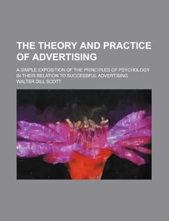 The Theory and Practice of Advertising; A Simple Exposition of the ...