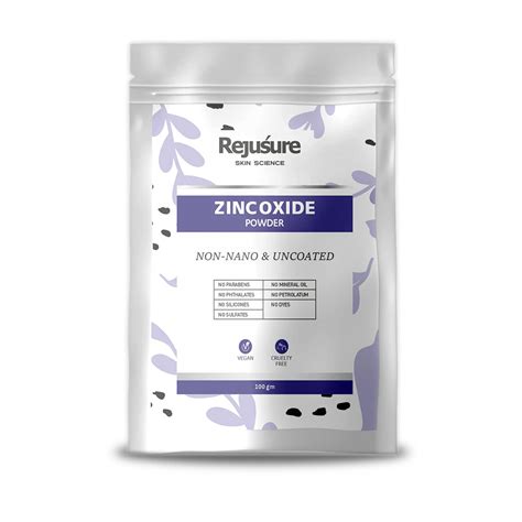 Rejusure Zinc Oxide Powder | Face Pack For Glowing Skin | Tan Removal ...