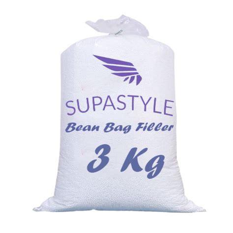 SUPASTYLE Polystyrene High Density Premium White Beans For Bean Bag ...