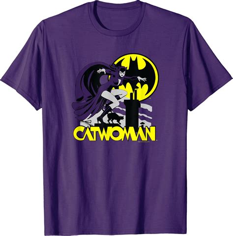 Buy Batman Catwoman Rooftop Cat T-Shirt Online at Lowest Price in Ubuy ...