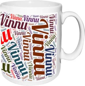 alwaysgift Vinnu Name white Birthday & Anniversary Gift Ceramic Coffee ...