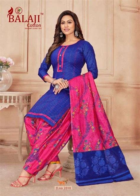 Balaji Niharika Catalog Casual Wear Cotton Printed Dress Materials