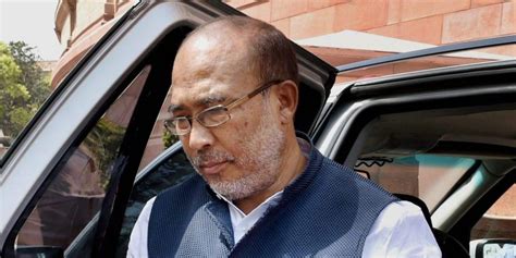 Manipur CM Arrives in Delhi, to Induct Seven Congress Leaders Into BJP ...