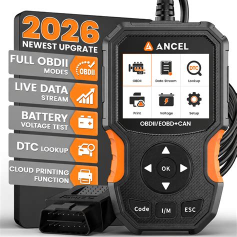 ANCEL AS300 Automotive Basic OBD2 Scanner Fault Code Reader Erase Check ...