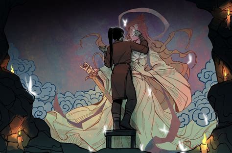 Hua Cheng - Tian Guan Ci Fu - Image by Malinanan #4188024 - Zerochan Anime Image Board - painting of xie lian