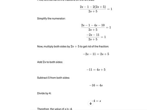 find the value of a,if 2s-1/2s+5-2=1 - Brainly.in