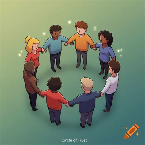 Circle of trust profile picture on Craiyon