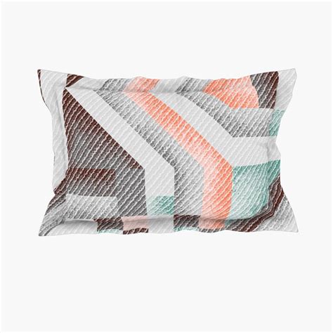 Buy SPACES Urban Organic Multicolour Printed Cotton Queen Bedsheet Set ...