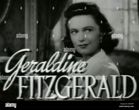 Geraldine Fitzgerald in The Gay Sisters trailer Stock Photo - Alamy