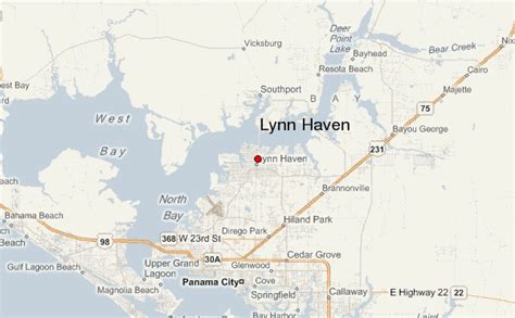 Aerial Photography Map of Lynn Haven, FL Florida