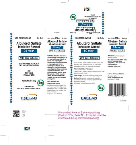 ALBUTEROL SULFATE Inhalation Aerosol, with Dose Indicator