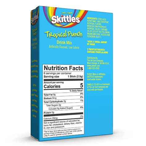 Skittles Powder Citric Acid