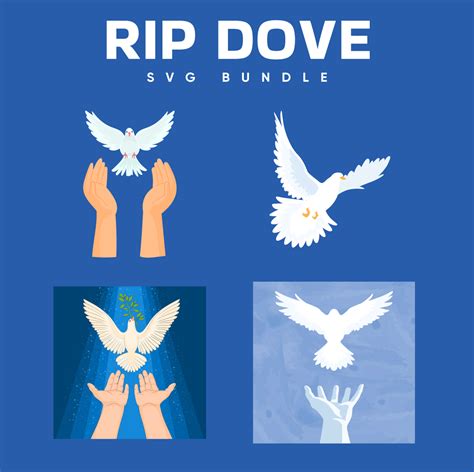 Rip Dove SVG Files | Master Bundles