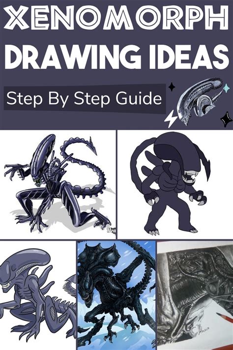 Xenomorph Drawing Tutorial 的图像结果