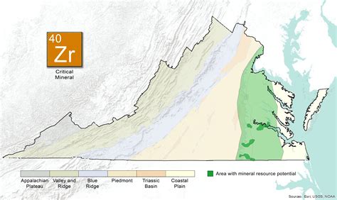 Virginia Energy - Geology and Mineral Resources - Zirconium