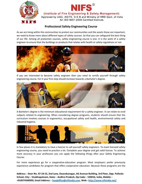 Safety Engineering Course 的图像结果