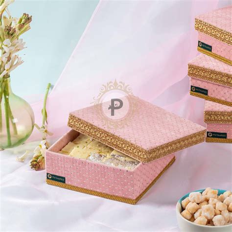 Buy Pink Velvet Palki Sahe chithi set with scroll online – Pataaree ...