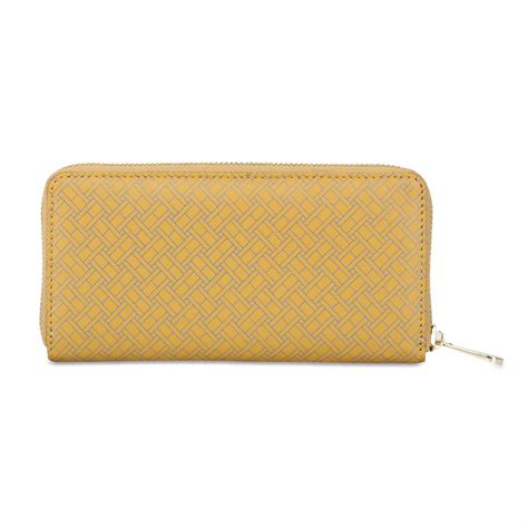 Buy Tommy Hilfiger Natalie Womens Leather Zip Around Wallet Mustard ...