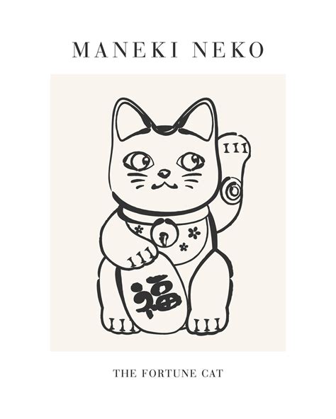 Láminas decorativas para enmarcar | Manekineko No2, Beth Cai | Posters.es