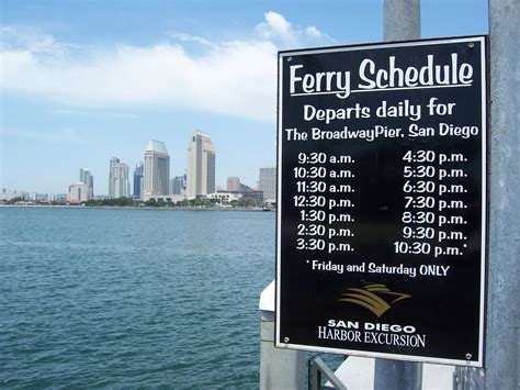 Coronado Ferry Schedule / Departure Times - Coronado Times