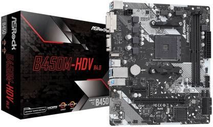 ASRock B450M-HDV Motherboard - ASRock : Flipkart.com