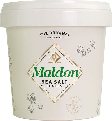 Amazon.com : Maldon Salt, Sea Salt Flakes, 20 oz (570 g), Resealable ...
