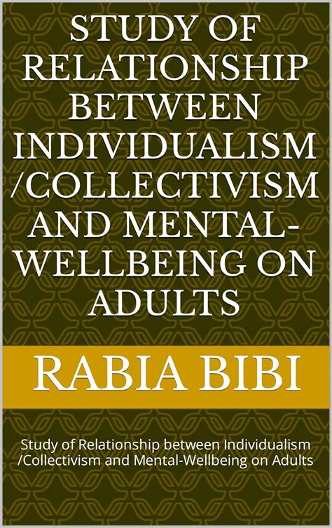 Study of Relationship between Individualism /Collectivism and Mental ...