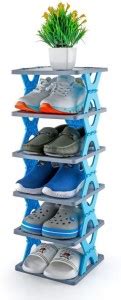 Snowberry 5 Layer Shoe Rack X Design Lightweight Foldable Shoe Cabinet ...