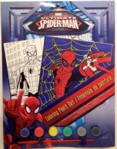 DISNEY Marvel Ultimate Spiderman Coloring Paint Set - Marvel Ultimate ...