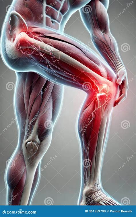 Knee Pain Anatomy Joint Inflammation Injury Healthcare Cartilage Bone ...