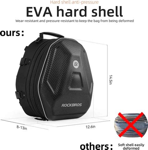 ROCKBROS Motorcycle Tail Bag Maximum Capacity 35L (30140026001 ...