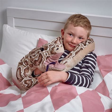 DJUNGELSKOG glove puppet, snake/burmese python - IKEA