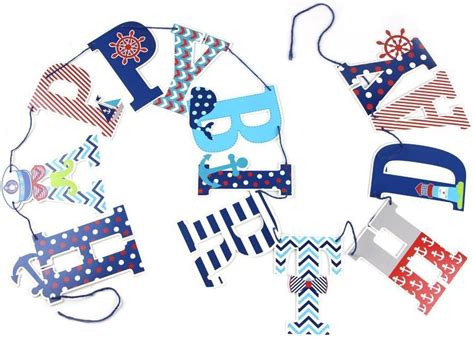 Paper Jazz Nautical Banner Ocean Theme Party India | Ubuy