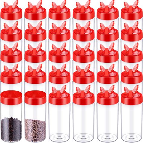 Amazon.com: Uiifan 30 Pack 8.7 oz/250 ml Plastic Spice Jar with Shaker ...