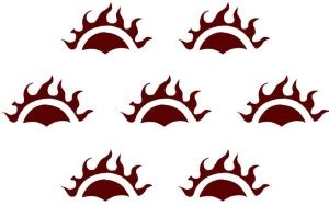 Comet Busters Handcrafted Traditional Maroon Sun Bindis (BV1248 ...