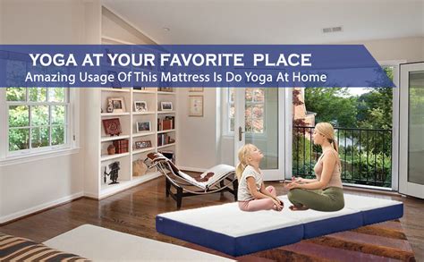 Loom & Needles Tri-fold 6 Inches King Folding Mattress | Foldable Bed ...