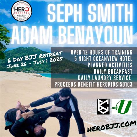 Seph Smith Adam Benyoun Jiu Jitsu Retreat Costa Rica, Hero Academy Jiu ...