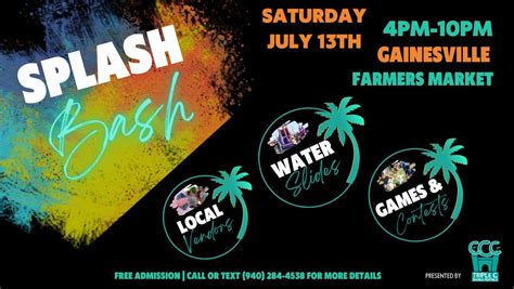 Splash Bash 2024 Presented by Triple C Bounce Rentals, 215 W Elm St ...