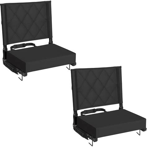 Sheenive Stadium Seats for Bleachers with Back Support, Bleacher Seats ...