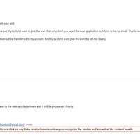 Cashe — Delay in loan disbursement. | 3496570