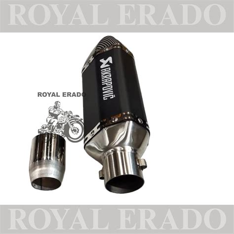 Universal Hexa Cut AKRAPOVIC Muffler Exhaust Pipe Akrapovic Exhaust WI ...
