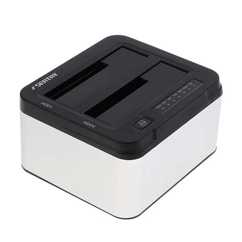 Cyruss SATA Dual Bay External Hard Drive Docking Station Clone Base for ...