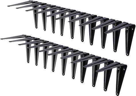 Buy Tengchang 20 Packs Floating Shelf Bracket, 12 x 10 Metal Shelf ...