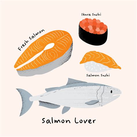 Salmon Fish Drawing